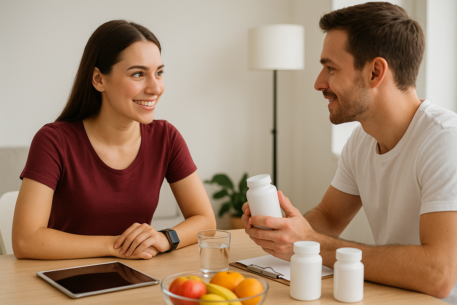 Ernährungsberatung - Beratung über Nahrungsergänzungsmittel.